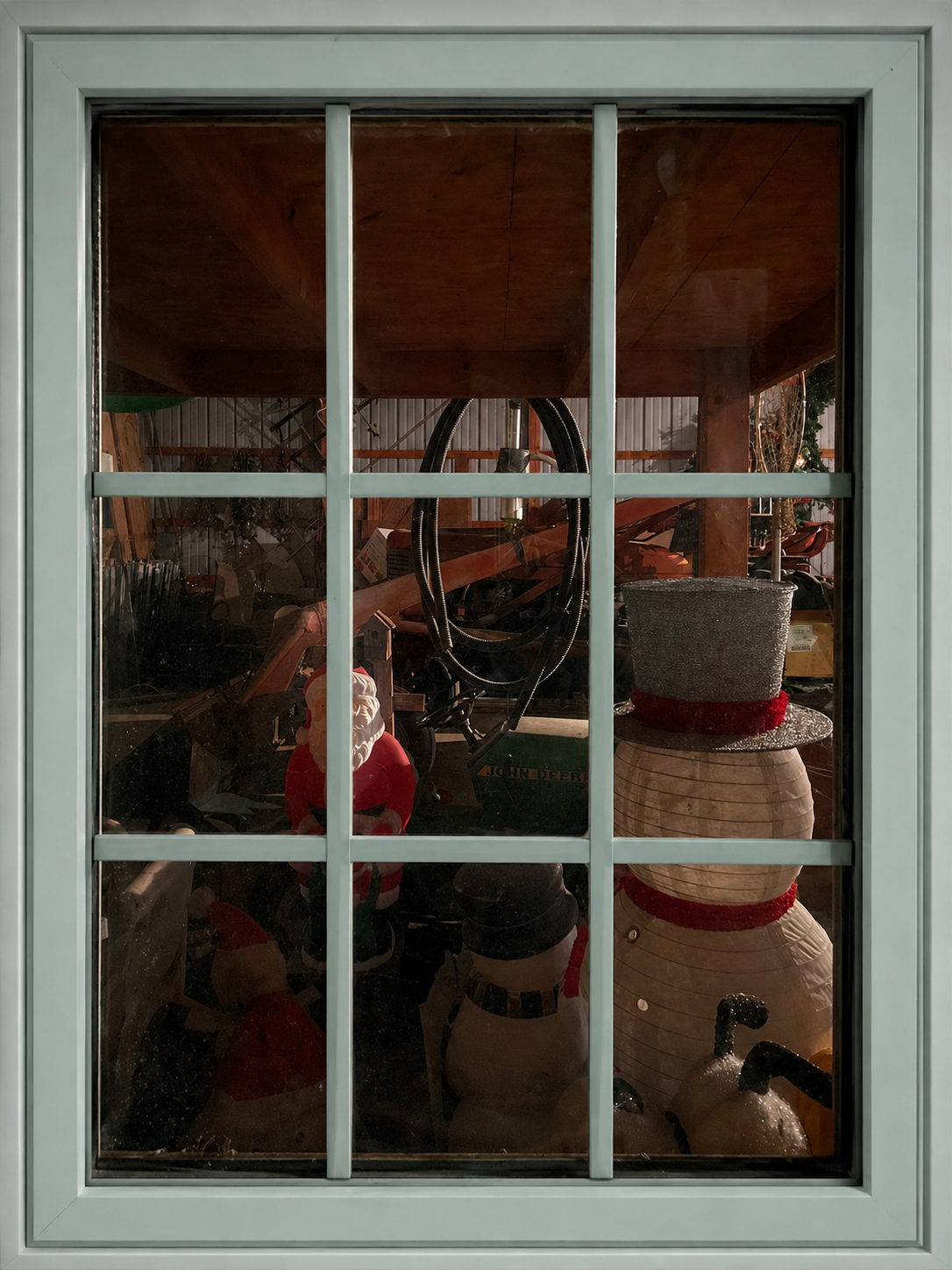 Before and after window cleaning — after