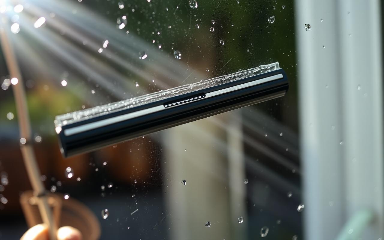 Commercial window cleaning detail